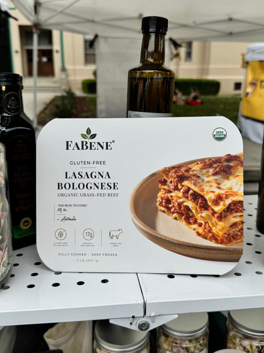 Organic Gluten-free grass-fed beef Lasagna 
