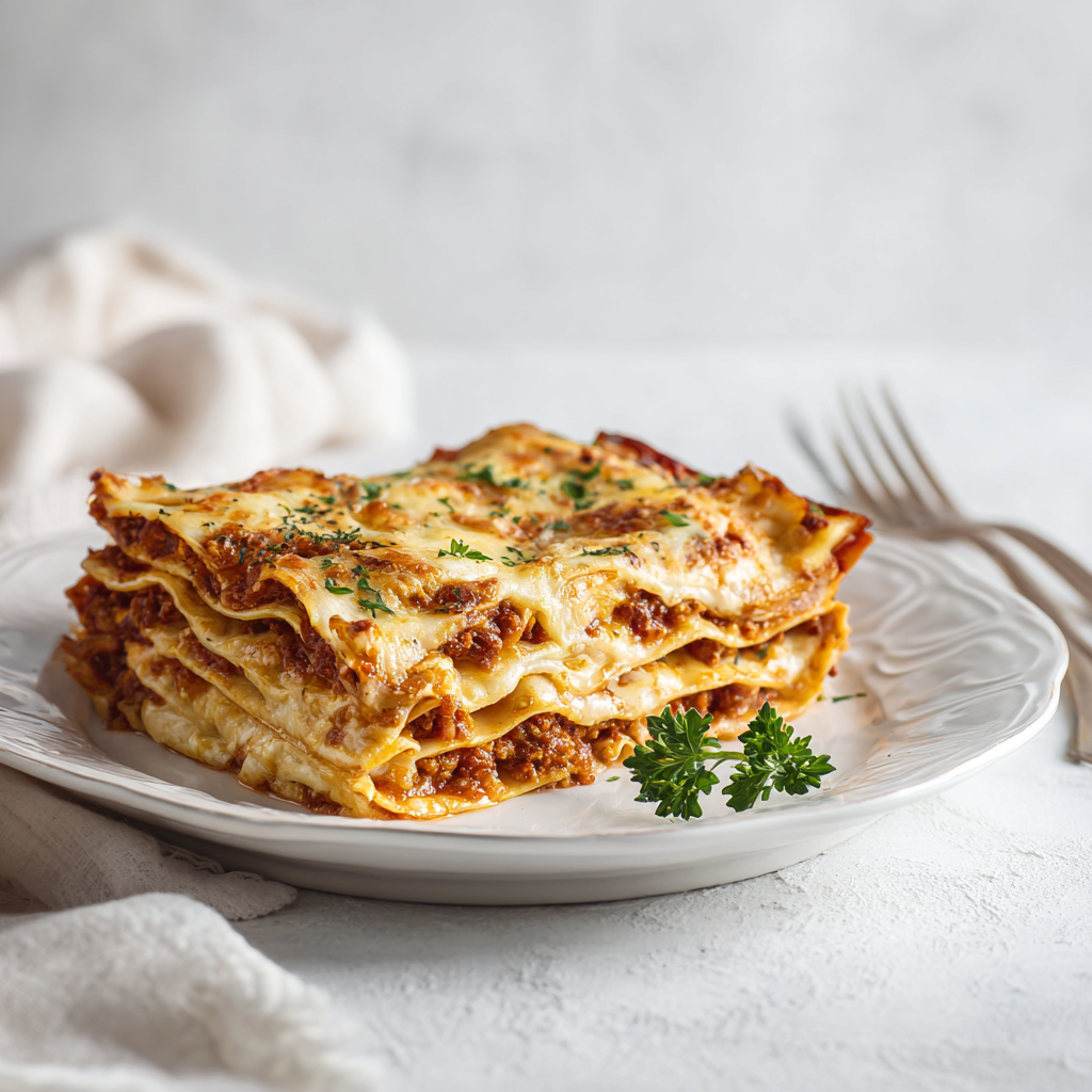 Organic Gluten-Free Beef Lasagna (100% Grass-Fed Beef, Egg-Free Pasta)